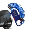 Scooter Cable Lock, Bike Lock, 3 Digit Dial Lock - Anti-Theft Retractable Lock, Portable