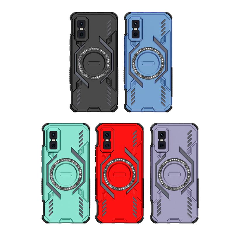 KEYSION Полый чехол с теплоотводом для Infinix GT 30 Pro 5G TPU+PC Магнитное охлаждение Ударопрочный чехол для телефона для Infinix GT 30
