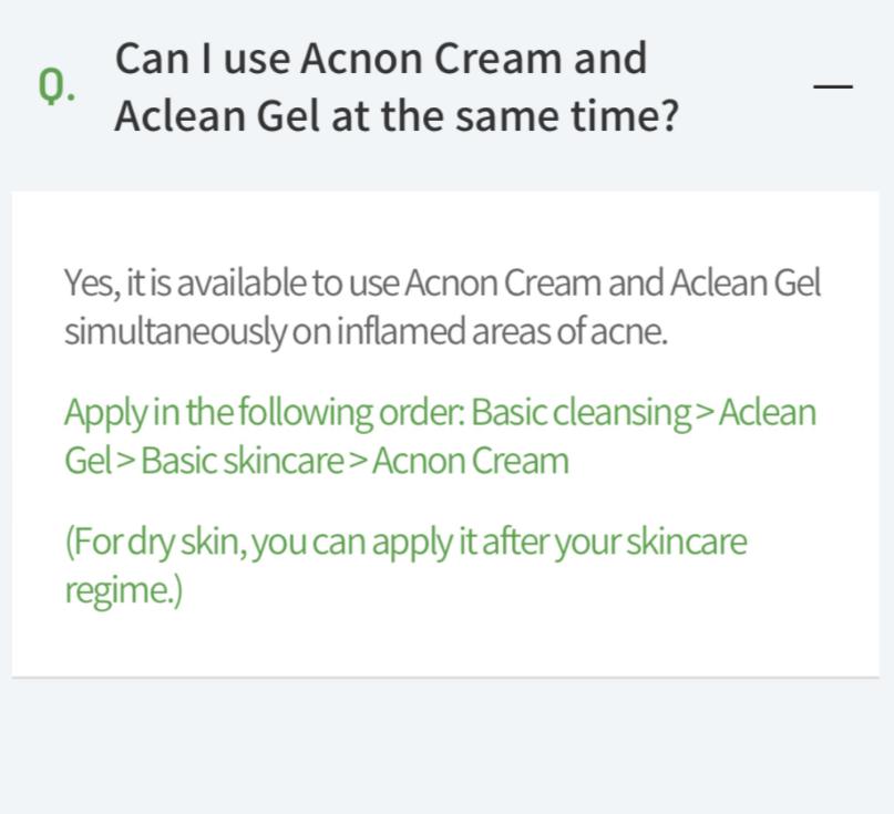 DONG-A PHARM Aceutical Acnon Cream / Acrin Gel | Успокаивающий уход за кожей, склонной к акне