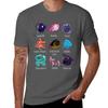 Creatures Of The Abyssal Plain Fish Grid Tshirt Sports Casual Breathable Tee Shirt