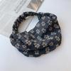Нескользящие кружевные повязки для волос обруч для волос широкий боковой обруч для головы темперамент сетчатый ободок с цветком для женщин