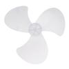 14-дюймовая 3-лепестковая пластиковая лопасть вентилятора для бытового электровентилятора, стоящая на пьедестале, настольная лопасть вентилятора с крышкой из гайки