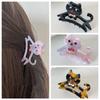 Cartoon Acetate Animal Cat Hair Claw  Shark Clip Personalized Rhinestone Hair Clip  Daily