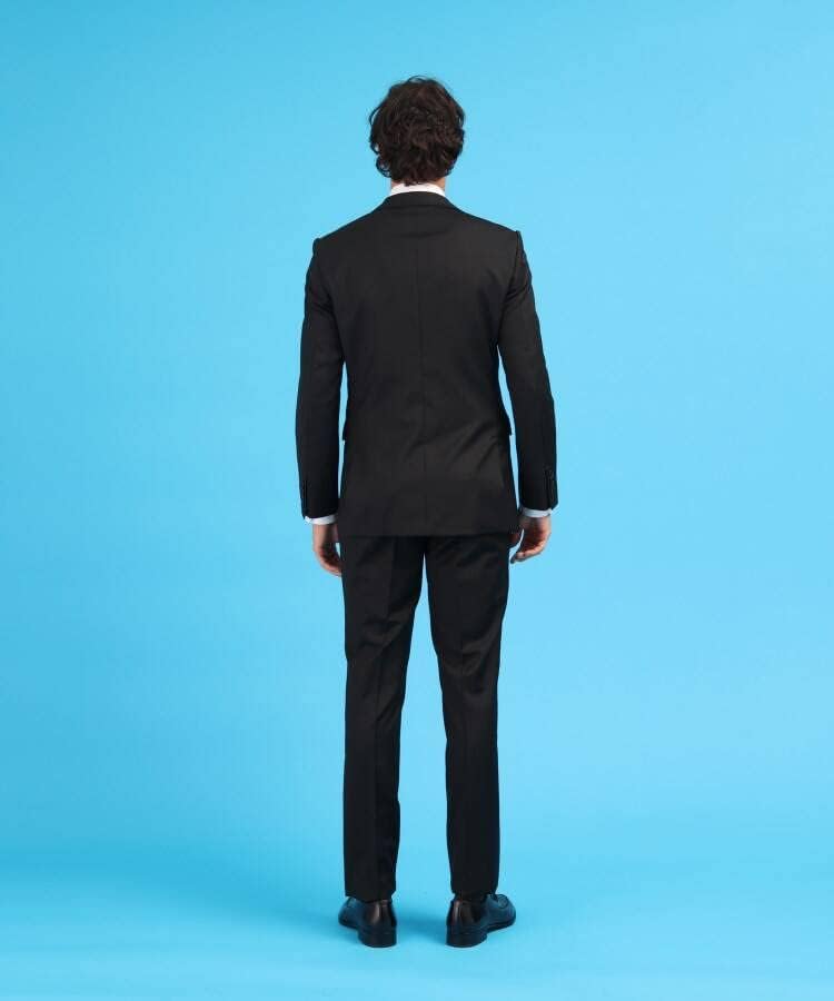 Takeo Kikuchi Solid Serge Suit for and Other Formal Dark Navy 02 93161009 Men's (3-Piece Suit) Weddings, Funerals, Occasions, (094) (M),