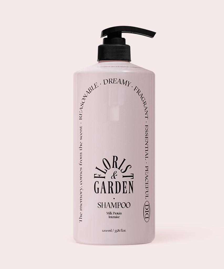 Milk Protein Intensive Shampoo Florist Garden 1000ml + [Gift] Shampoo Sachets 6ml (4 Types)