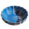 Керамическая салатница Qeeadeea, красочные большие миски для пасты, салатницы большие сервировочные керамические суповые миски-48 унций-синяя