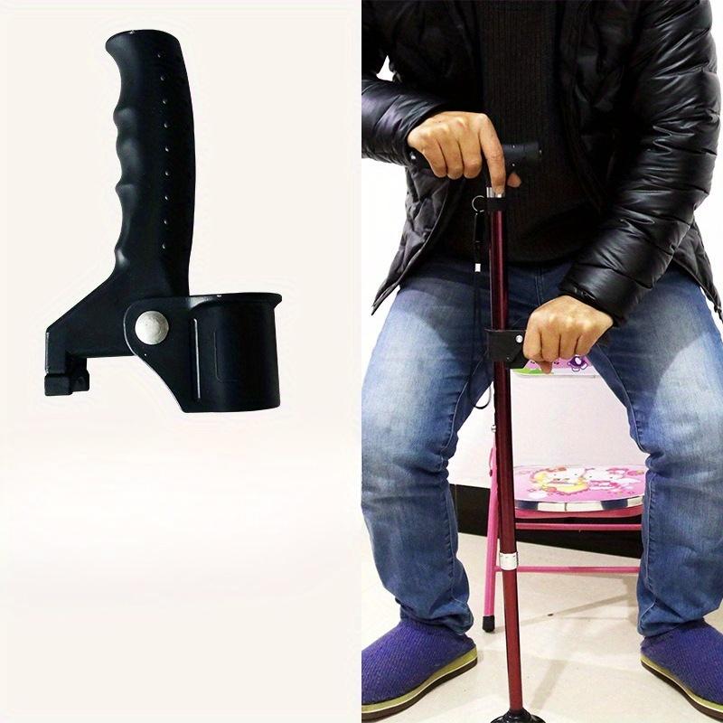 1PC Walking Stick Stand-up Handrail - Elderly Walking Stick Auxiliary Handle Accessory, Hiking Stick Hook Accessory, Hiking Tool, Standing Assistance