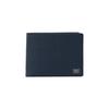 Current Bifold Wallet Genuine Leather Steer [Porter] (Cow (Embossed), Navy)