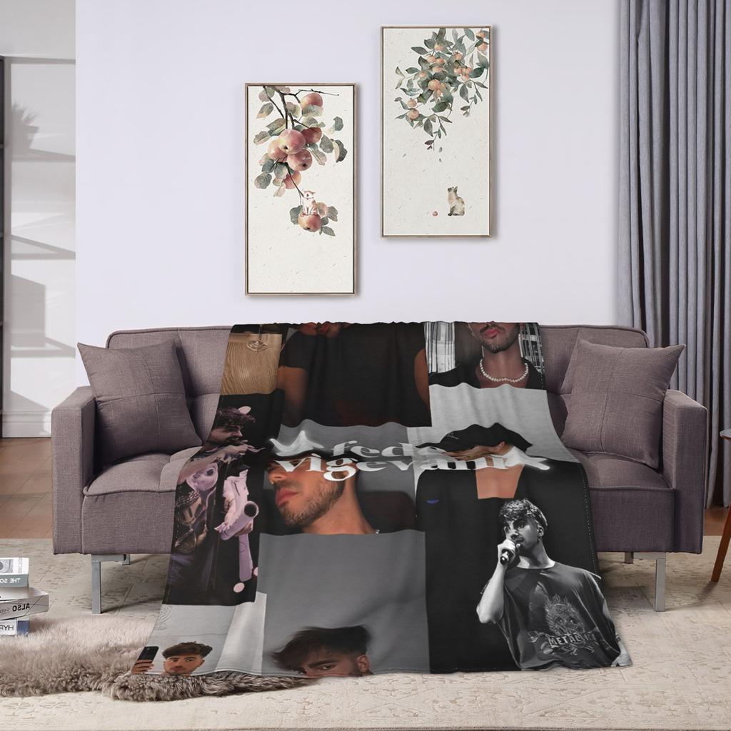Fede V-Vigevani Warm Blanket Club Misterios Airplane Travel Plush Throw Blanket Home Decor Flannel Bedspread Sofa Bed Cover