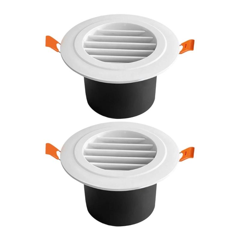 Circular Air Outlet Cover For Exhaust System 100mm Size acrylonitrile Adjustable And Flexible