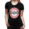 BINTANG BALI TShirt for Women Round Neck Streetwear T Shirts Womens Short Sleeve Summer Clothes Tops