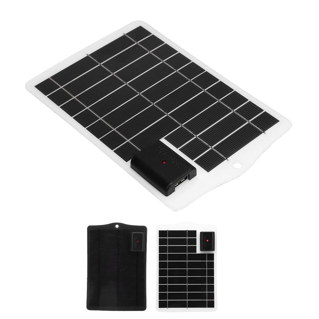 7W Solar Panel  Monocrystalline Silicon Portable Small Solar Panel for Outdoor Emergency Solar Charging Panel