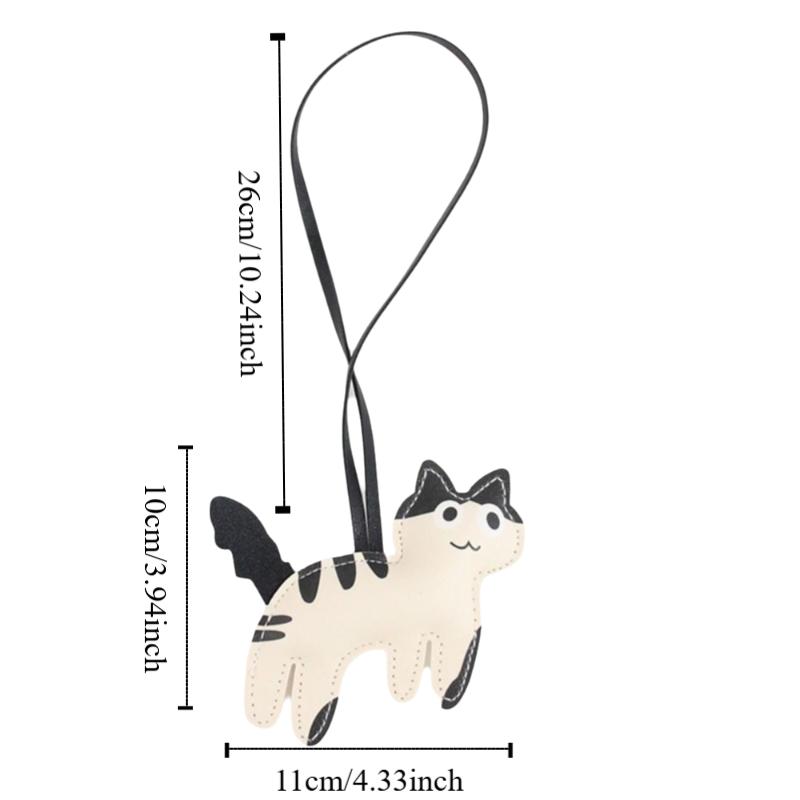 Милый щенок PU кожаный кот вешалка собака сумка кулон милый мультфильм брелок для мужчин