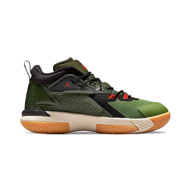 Кроссовки Air Jordan Zion 1 PS Lets Dance для детей Зеленый Карбоново-зеленый Спаржа DC2024-300