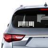 Made in France Flag Bar Code Car Stickers PVC Decal For Mini Cooper R55 R56 F54 F56 Nissan Navara NP300 Qashqai Juke Universal