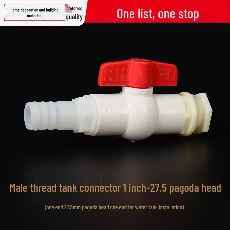 Пластиковый бак для хранения воды, кран и аксессуары для клапана