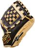 ZETT Pro Status Sosuke Genda Baseball for Second and Night Brown Size 4 Glove, Right-Handed Throw, Shortstop, Black/Pastel (1932N), (BRGB32450)