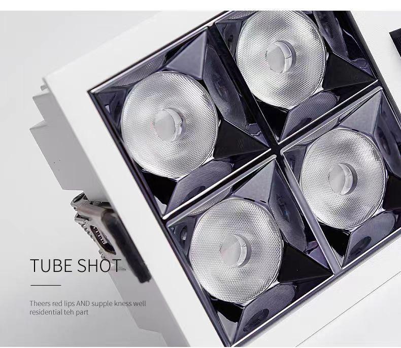 LED Strip Lights for Ceiling: Embedded Grille Spotlights for Hallway, Corridor, and Living Room