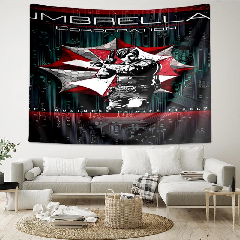 Resident Umbrella Tapestry, Unique Design Tapestry, Wall Decor for Bedroom,Livingroom, Playroom,Heartwarming Fan Holiday Gifts