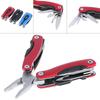 Multifunction Accessories Built-in Type Combination Folding Pliers Tool with Hand Polished Surface Treatment and Nylon Bag for Camping Outdoors