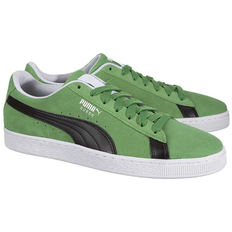 Puma Замшевые Классические Ретро 2 Андийский Тукан Мужские Кроссовки Зеленый Черный Белый 371550-02