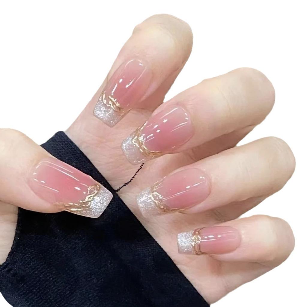 Чисто ручная работа Фототерапия Носитель Афродизиак Золотые Годы Носитель Готовый продукт Многоразовые патчи для нейл-арта