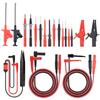Multimeter Test Leads 21 Pcs Multimeter Probe With Lead Clamp Hook SMD Clip Multi-tester Probe Wire Multimeter Multimeter Cable
