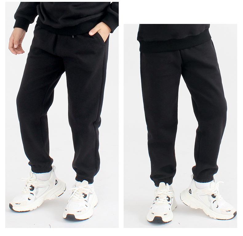 Korean Style Spring Children's Solid Color Trousers - New Girls' All-Match Casual Sports Pants