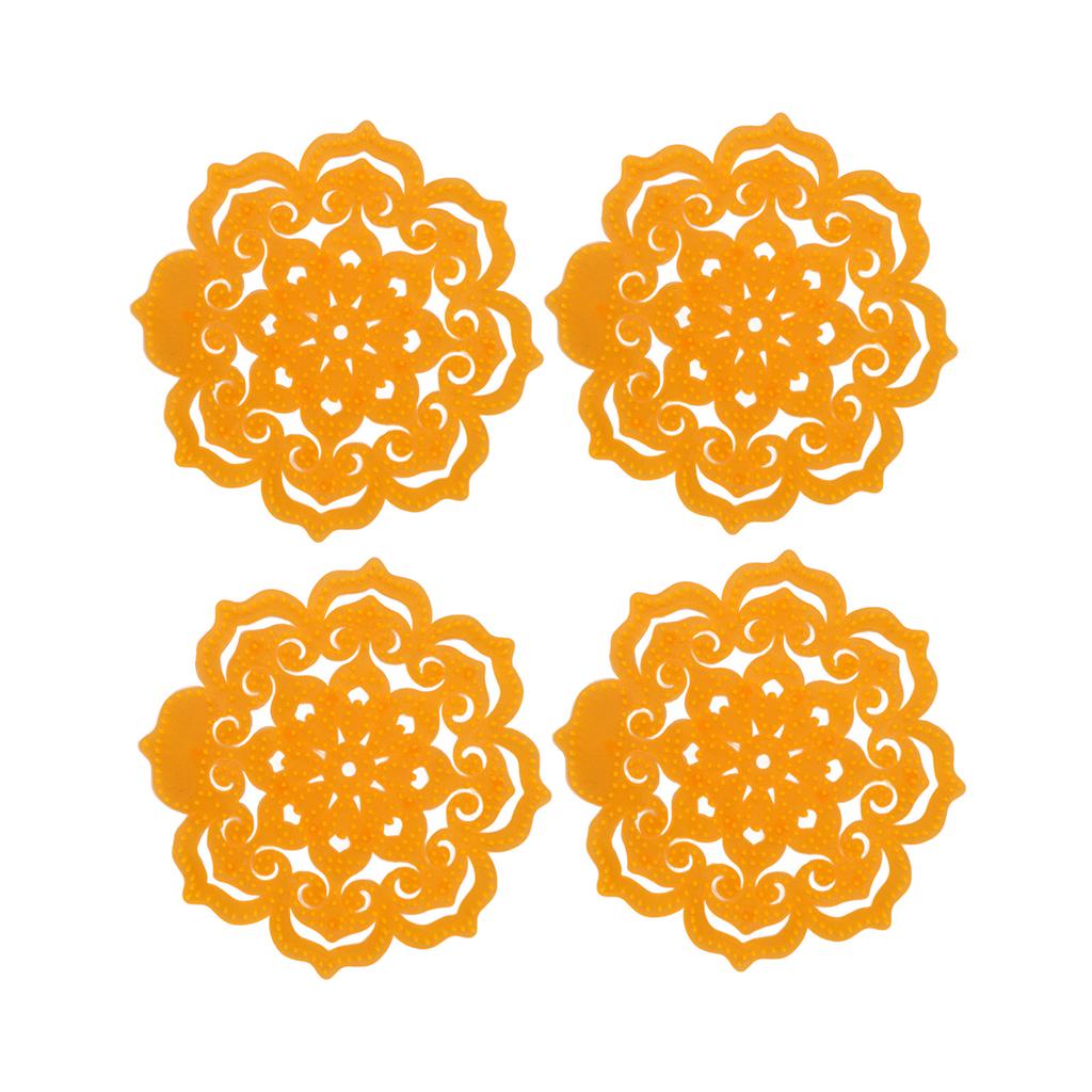 4Pcs Urinal Screen Deodorizer Anti Splash Urinal Screen Cakes for Bathroom Office School Restaurant