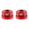 2pcs M9/M10/M10*3/8 Bicycle Hub Nut Aluminum Alloy Anti-rust Rear Axle Screw High Strength Anodizing Bike Accessories Cycling