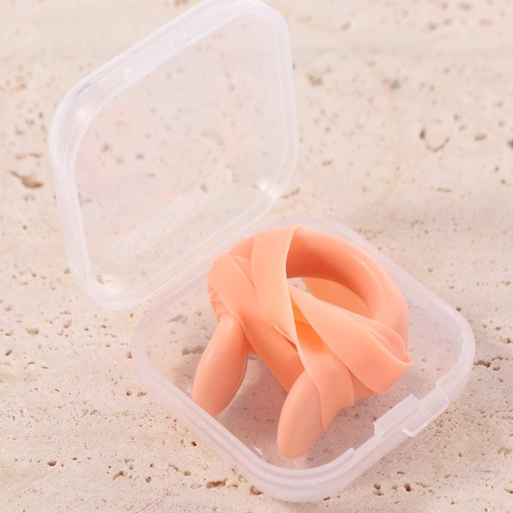 Латексный силиконовый шнурок с зажимом для носа на шнурке Затычки для плавания Зажим для носа для плавания Аксессуары для бассейна