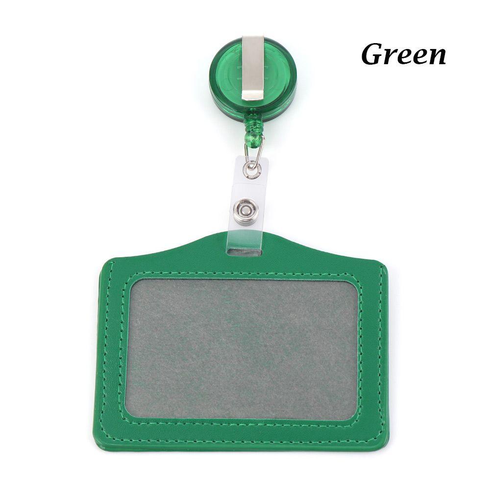 No Zipper Office Supplies Tag ID Card Holder Protective Shell Badge Case Credit Card Holder