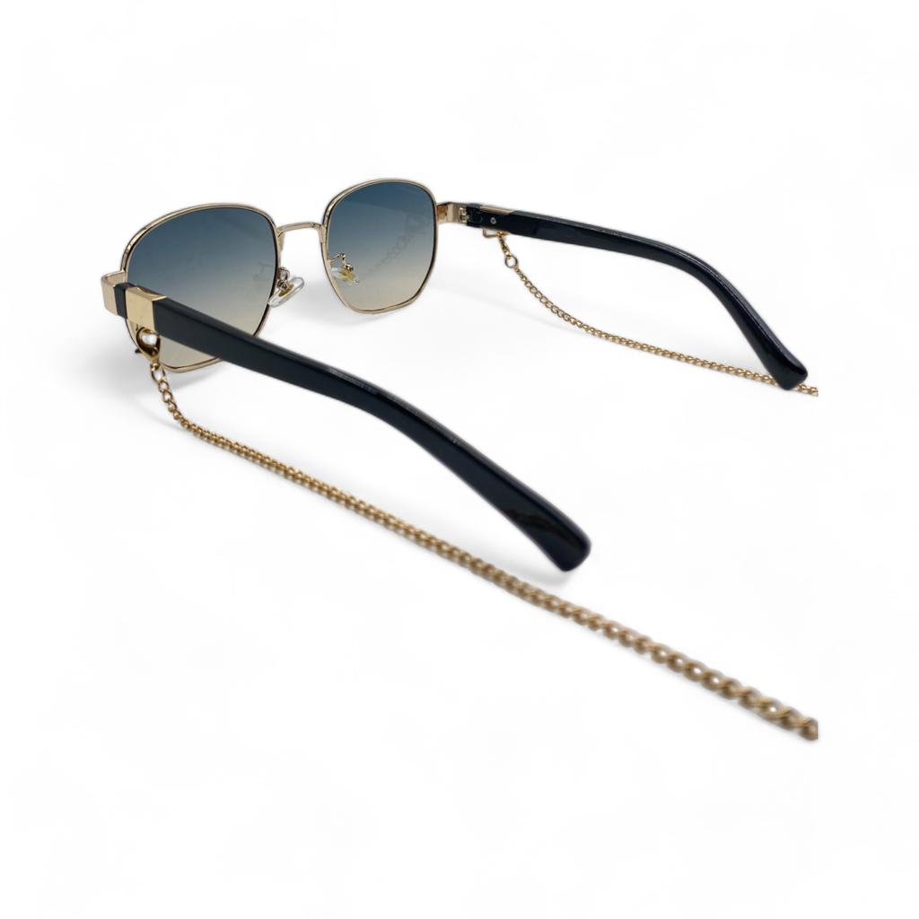 Модные женские солнцезащитные очки Очки с цепочкой Мода Открытый пляжный отдых Солнцезащитные очки