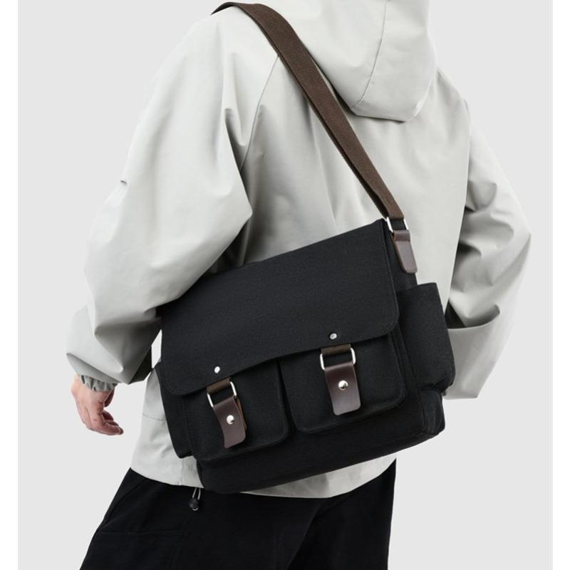 Брендовые мужские сумки через плечо, мужские холщовые сумки на плечо, сумки-мессенджеры для мальчиков, мужские сумки для путешествий, повседневная большая сумка серого цвета