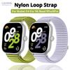 Nylon Loop Strap for Redmi Watch 5 4 Metal Buckle Band for XIAOMI Mi Band 9Pro 8Pro Adjustable Sport Correa Replacement Bracelet