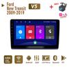 Автомобильная магнитола на базе Android, стерео для Ford New Transit 2009-2019, 2 Din, мультимедийная навигация Carplay, авторадио, GPS, WIFI, головное устройство, 4 + 64 ГБ