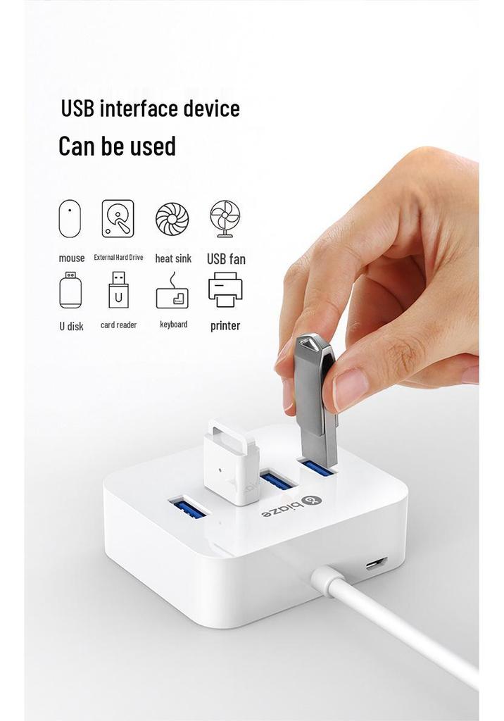 Biaz USB 3.0 Высокоскоростной 4-портовый зарядный концентратор HUB11