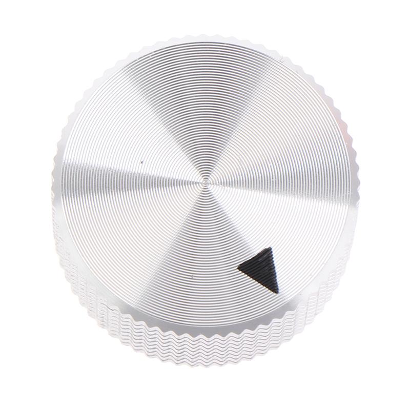 Серебряная алюминиевая ручка громкости с отверстием 6 мм 25 мм * 15 мм крышка ручки потенциометра