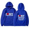I Love My Girlfriend and I Love My Boyfriend Printed Hoodie Couple Fashion Sports Shirt Harajuku Casual Top