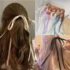 Korean Style Cute Ribbon Bow Elastic Hair Band for Girls Women Hair Rope Ties Headband Ponytail Holder Scrunchies Hair Accessory