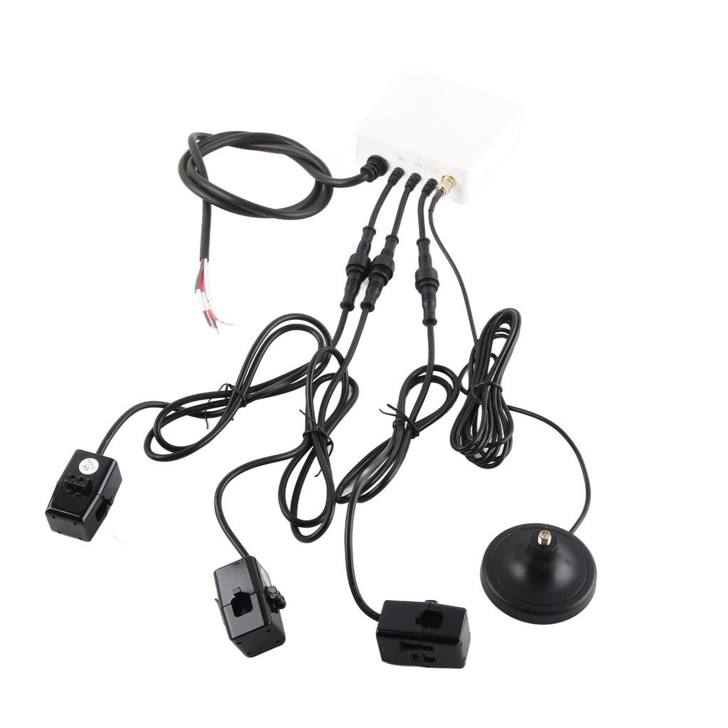 Умный WiFi измеритель мощности 3-фазный монитор энергии 100?240 В с 3 датчиками 80 А для дома