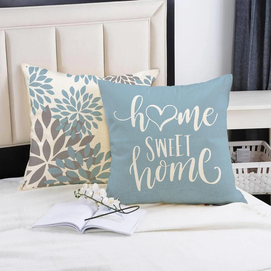 Наволочка из льна с геометрическим узором в виде озера и белого цвета для дивана, украшение для дома, может быть изготовлено по индивидуальному заказу 40x40 45x45 50x50 60x60