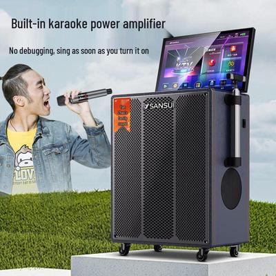 SANSUI PE159 Портативная Уличная KTV Умная Акустическая Система CN вилка (адаптер в комплекте)