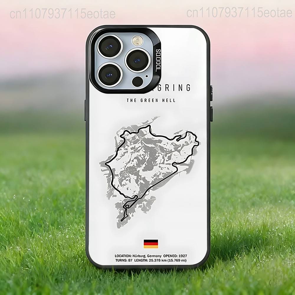 N-Nurburgring Sport Car  Phone Case For iPhone 17,16,15,14,13,12,11,Pro,Max,Plus,E,Air,Mini Black IMD Cover