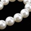 Round Pearl Beading Short Handles Replacement for Beach Bag Handbags Strap