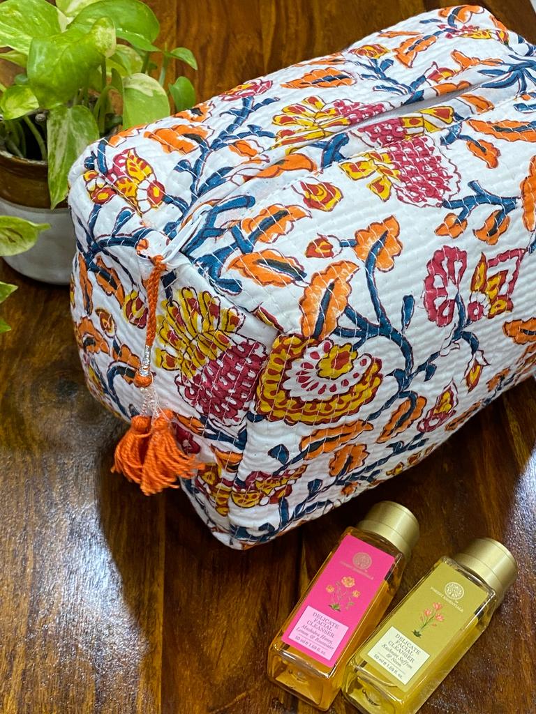 LARGE Multipurpose Quilted Pouch/ Bag