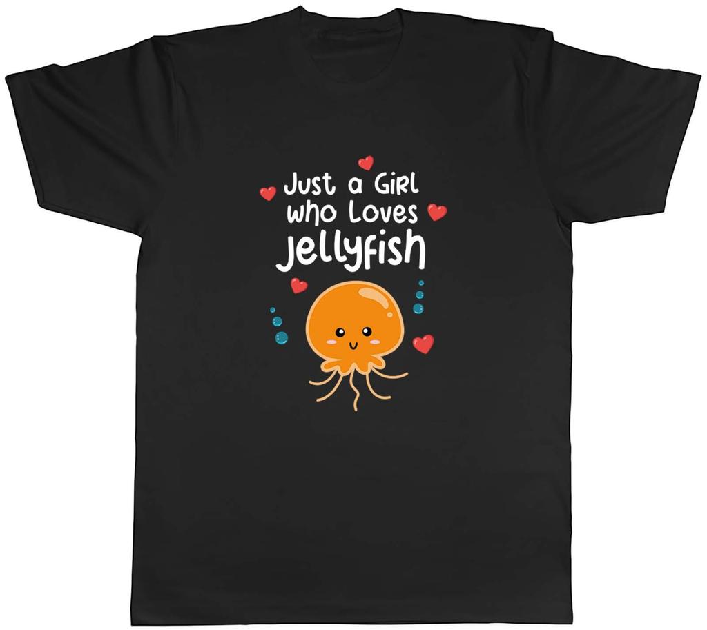 Unisexs T Shirt Just a Girl who Loves Jellyfish Unisex Tee Gift