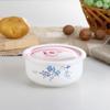 Керамическая миска для хранения продуктов Янге с крышкой