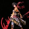 30cm Attack On Titan Figure Rival Mikasa Ackerman Action Figure Package Ver .Levi Pvc Action Figure Rivaille Collection Model