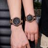 KINGNOW Couple's Watches, Lightweight Wooden Watches for Men and Women, Day-Date Display, Japanese-Made Quartz Movement, Unique Design